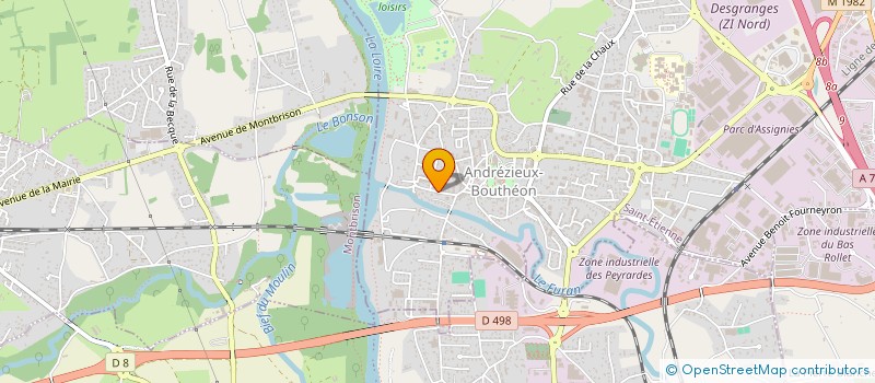 localisation de l'entreprise COPROPRIETE L ORCHIDEE  ANDREZIEUX-BOUTHEON