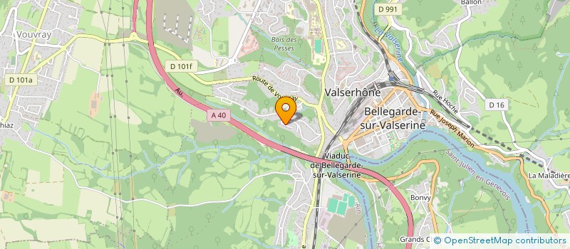 localisation de l'entreprise COPROPRIETE L OREE DU BOIS à VALSERHONE