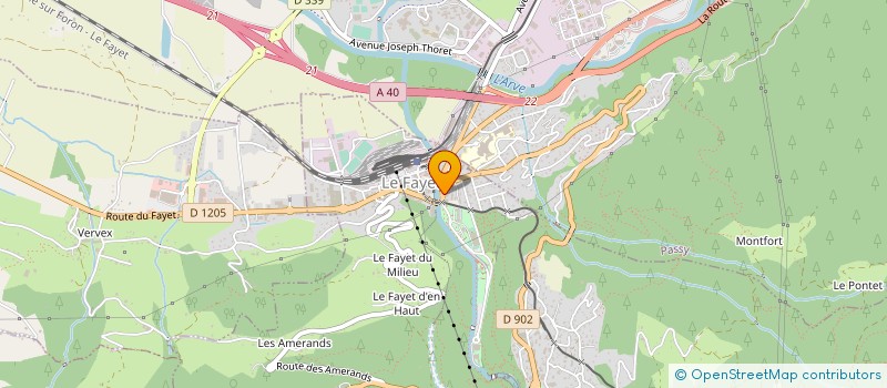 localisation de l'entreprise COPROPRIETE L'OREE DU PARC  SAINT-GERVAIS-LES-BAINS