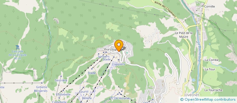 localisation de l'entreprise COPROPRIETE LA BERANGERE  BARCELONNETTE