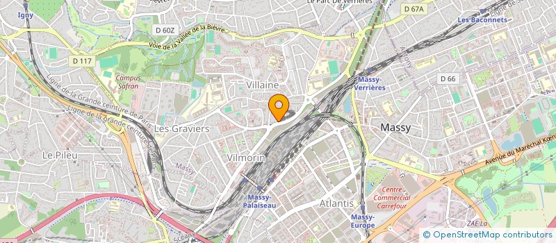 localisation de l'entreprise COPROPRIETE LA BERGERIE à MASSY