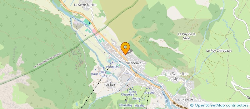 localisation de l'entreprise COPROPRIETE LA BERGERIE  LA SALLE-LES-ALPES