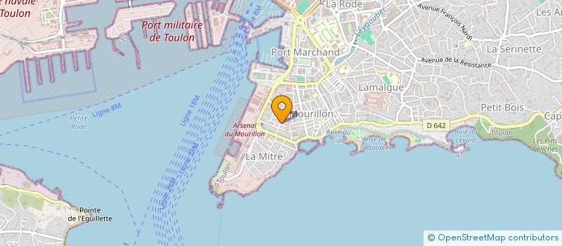 localisation de l'entreprise COPROPRIETE LA CHANTAL  TOULON