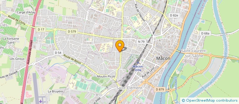 localisation de l'entreprise COPROPRIETE LA CHARMERAIE  MACON