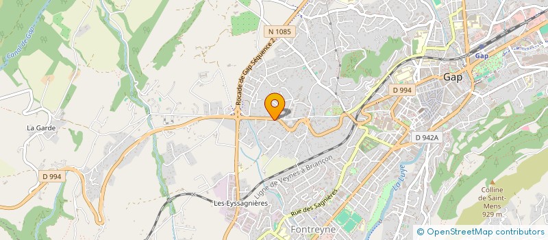 localisation de l'entreprise COPROPRIETE LA CLAIRIERE  GAP