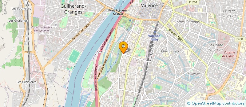 localisation de l'entreprise COPROPRIETE LA CLARTE  VALENCE