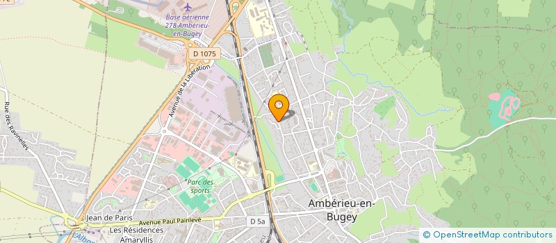 localisation de l'entreprise COPROPRIETE LA COMBETTE à AMBERIEU-EN-BUGEY