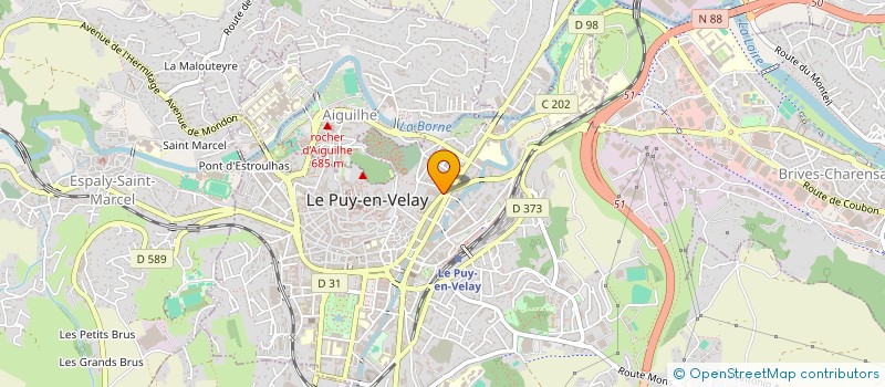 localisation de l'entreprise COPROPRIETE LA COMMANDERIE  LE PUY-EN-VELAY