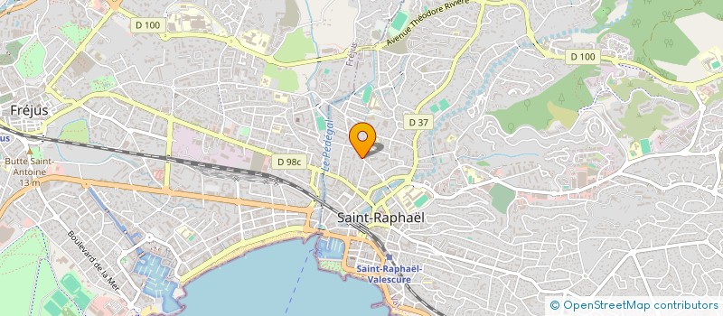 localisation de l'entreprise COPROPRIETE LA CROIX DU SUD à SAINT-RAPHAEL