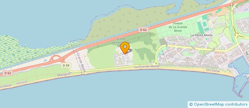 localisation de l'entreprise COPROPRIETE LA DUNE  LA GRANDE-MOTTE