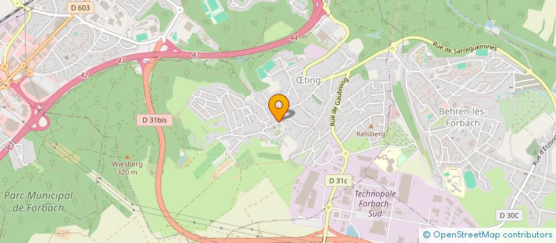 localisation de l'entreprise COPROPRIETE LA FONTAINE  TING