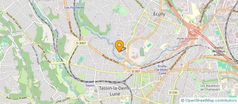 localisation de l'entreprise COPROPRIETE LA FORESTIERE  ECULLY