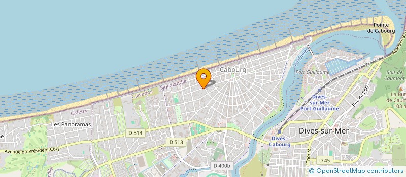 localisation de l'entreprise COPROPRIETE LA FREGATE  CABOURG