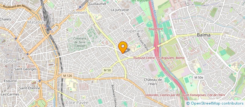 localisation de l'entreprise COPROPRIETE LA GLOIRE à TOULOUSE