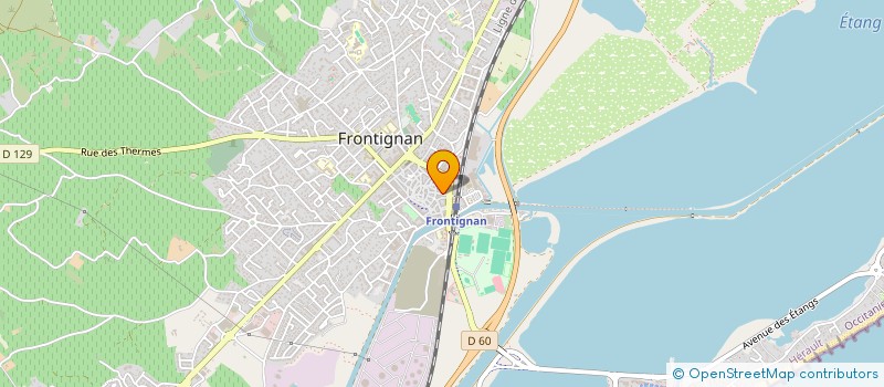 localisation de l'entreprise COPROPRIETE  LA GOELETTE à FRONTIGNAN