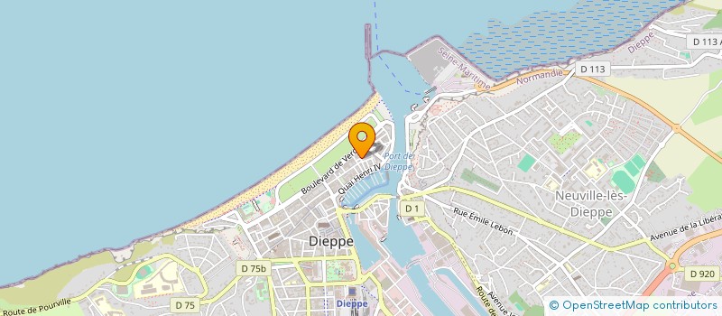 localisation de l'entreprise COPROPRIETE LA LANTERNE à DIEPPE