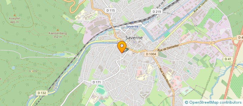 localisation de l'entreprise COPROPRIETE LA LICORNE  SAVERNE