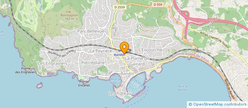localisation de l'entreprise COPROPRIETE LA LOUISIANE à BANDOL
