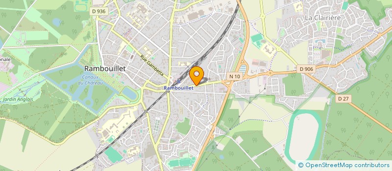 localisation de l'entreprise COPROPRIETE LA LOUVIERE  RAMBOUILLET