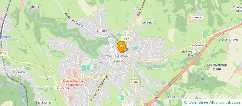 localisation de l'entreprise COPROPRIETE LA MADELEINE  MONISTROL-SUR-LOIRE