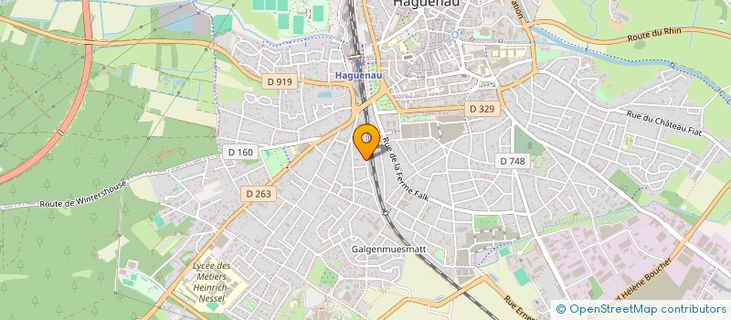 localisation de l'entreprise COPROPRIETE LA MUSAU  HAGUENAU