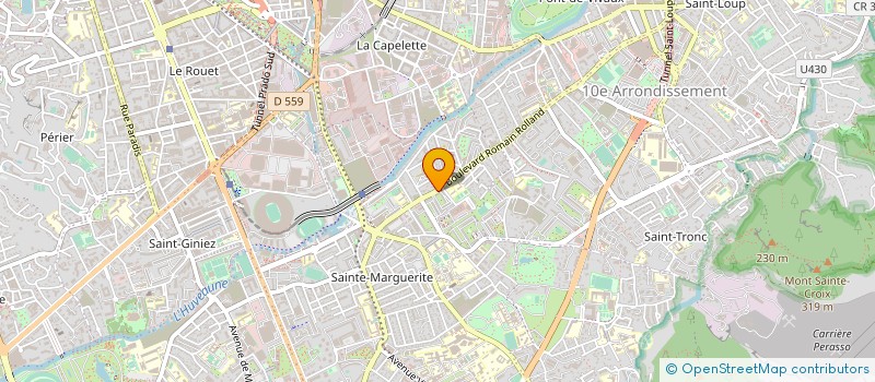 localisation de l'entreprise COPROPRIETE LA PAULINE 11 à MARSEILLE