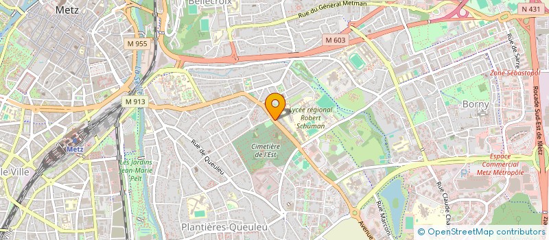 localisation de l'entreprise COPROPRIETE LA PEPINIERE  METZ