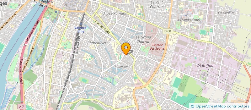 localisation de l'entreprise COPROPRIETE LA PRIMAVERA  VALENCE