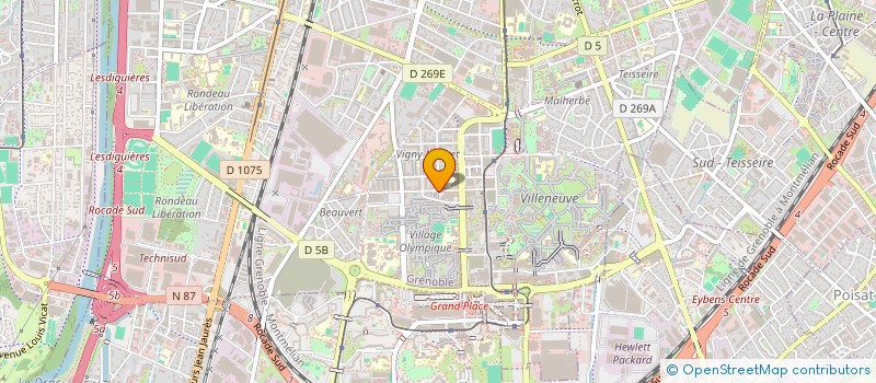 localisation de l'entreprise COPROPRIETE LA RAMPE  GRENOBLE