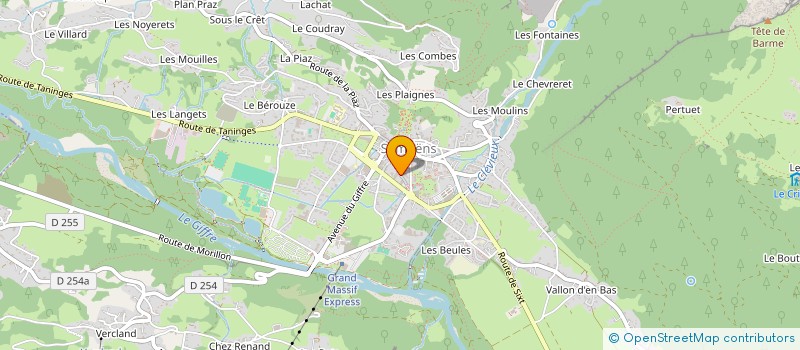 localisation de l'entreprise COPROPRIETE LA RASHE  SAMOENS