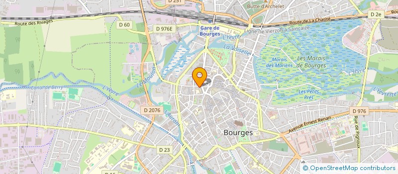 localisation de l'entreprise COPROPRIETE  LA REINE BLANCHE  BOURGES