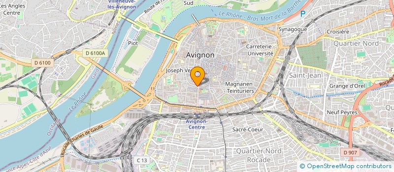 localisation de l'entreprise COPROPRIETE LA RESIDENCE  AVIGNON