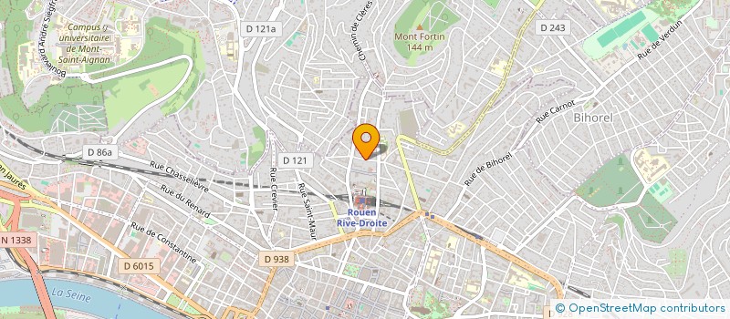 localisation de l'entreprise COPROPRIETE LA RESIDENCE VERTE à ROUEN