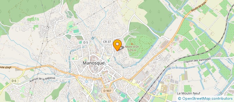 localisation de l'entreprise COPROPRIETE LA ROSERAIE à MANOSQUE