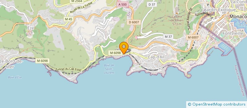 localisation de l'entreprise COPROPRIETE LA ROSERAIE DU CAP à CAP-D'AIL