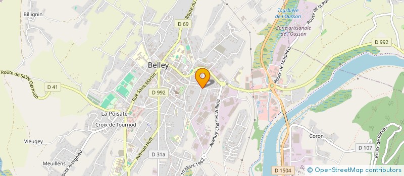 localisation de l'entreprise COPROPRIETE LA SAVOIE  BELLEY