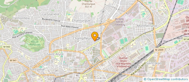 localisation de l'entreprise COPROPRIETE LA SOURCE  CLERMONT-FERRAND