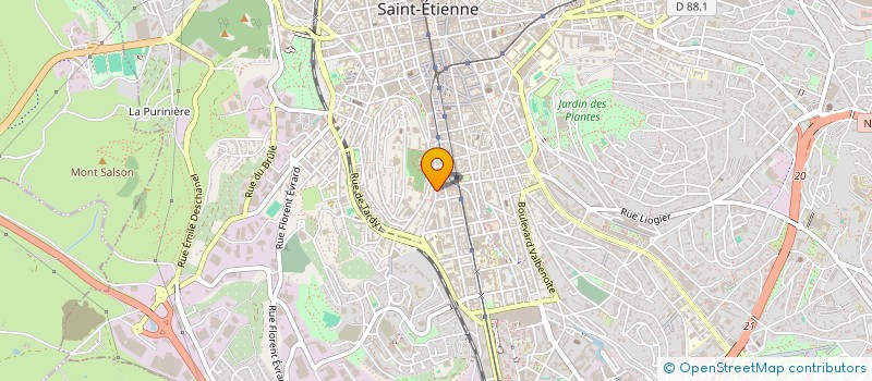 localisation de l'entreprise COPROPRIETE LA TOISON D'OR  SAINT-ETIENNE