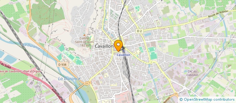 localisation de l'entreprise COPROPRIETE LA TOUR NEUVE  CAVAILLON