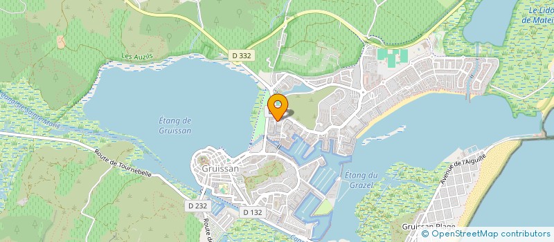 localisation de l'entreprise COPROPRIETE LA VIGNERAIE  GRUISSAN