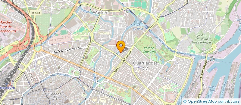 localisation de l'entreprise COPROPRIETE LA VILLA DU QUAI à STRASBOURG