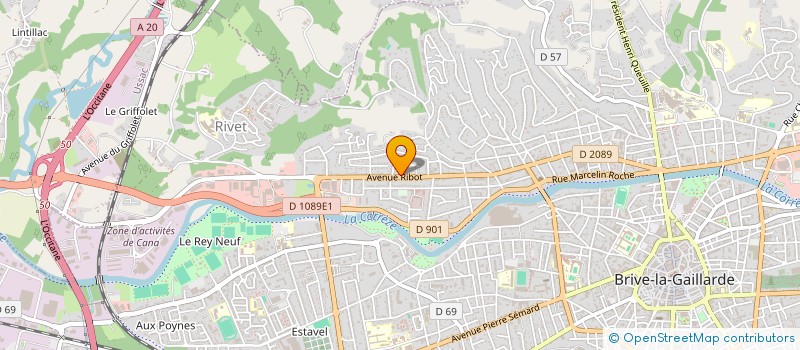 localisation de l'entreprise COPROPRIETE LAFAYETTE  BRIVE-LA-GAILLARDE