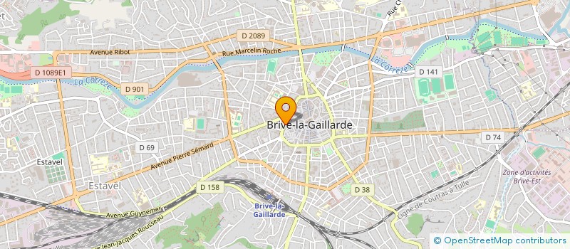 localisation de l'entreprise COPROPRIETE LAJOINIE  BRIVE-LA-GAILLARDE