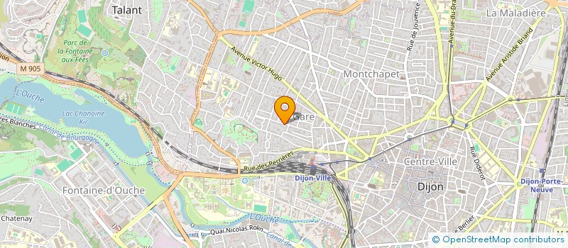 localisation de l'entreprise COPROPRIETE LAMARTINE CL à DIJON