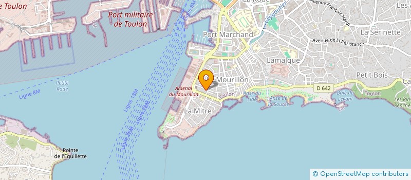 localisation de l'entreprise COPROPRIETE LANGERON  TOULON