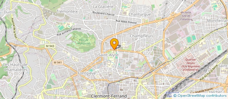 localisation de l'entreprise COPROPRIETE LAVOISIER  CLERMONT-FERRAND