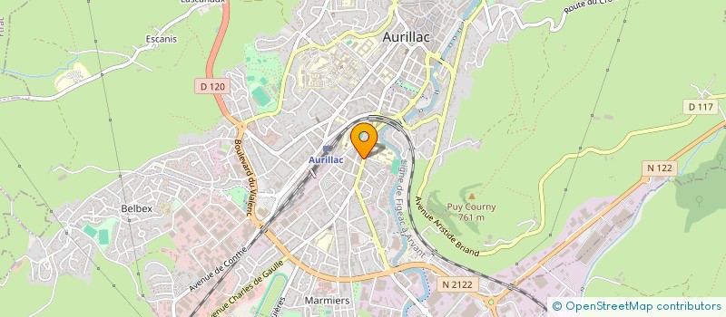 localisation de l'entreprise COPROPRIETE LE 16 EME à AURILLAC