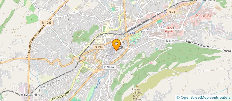 localisation de l'entreprise COPROPRIETE LE BEAULIEU  GAP