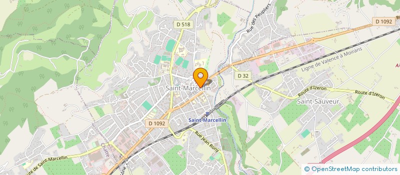 localisation de l'entreprise COPROPRIETE LE BEAUVOIR  SAINT-MARCELLIN