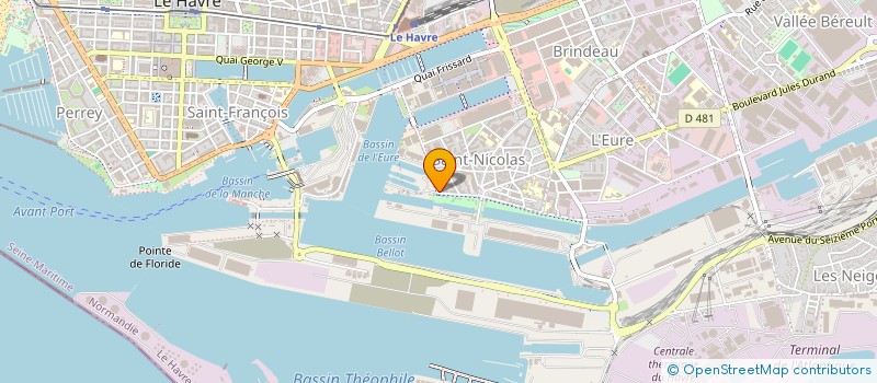 localisation de l'entreprise COPROPRIETE LE BELLARMATO à LE HAVRE